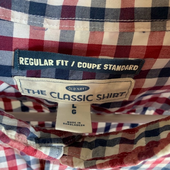 Old Navy Classic shirt Reg Fit - sz L - Picture 3 of 7